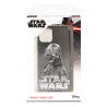 Funda para Motorola Moto G34 Oficial de Star Wars Darth Vader Fondo negro - Star Wars