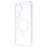 Funda Transparente Logo Compatible con Magsafe para Samsung Galaxy S24 Plus