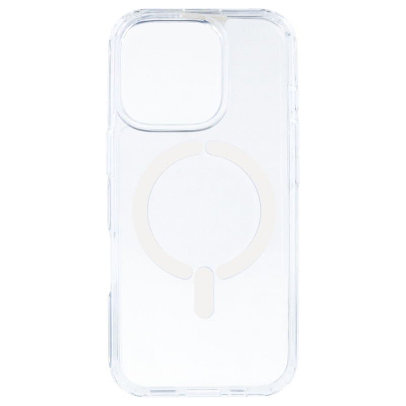 Funda Transparente Logo Compatible con Magsafe para iPhone 16 Pro