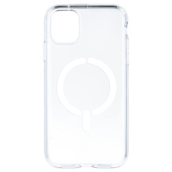 Funda Transparente Resistente Compatible con MagSafe para iPhone 11