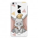 Carcasa Oficial Disney Dumbo silueta transparente para iPhone 5C - Dumbo- La Casa de las Carcasas