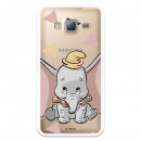 Carcasa Oficial Disney Dumbo silueta transparente para Samsung Galaxy J3 - Dumbo- La Casa de las Carcasas