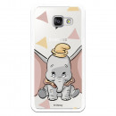 Carcasa Oficial Disney Dumbo silueta transparente para Samsung Galaxy A3 2016 - Dumbo- La Casa de las Carcasas