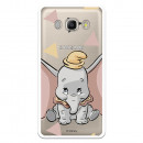 Carcasa Oficial Disney Dumbo silueta transparente para Samsung Galaxy J5 2016 - Dumbo- La Casa de las Carcasas