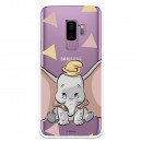 Carcasa Oficial Disney Dumbo silueta transparente para Samsung Galaxy S9 Plus - Dumbo- La Casa de las Carcasas