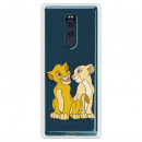 Carcasa Oficial Disney Simba y Nala transparente para Sony Xperia XZ4 - El Rey León- La Casa de las Carcasas