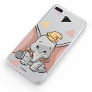 Offizielle Disney Dumbo Silhouette transparente Hülle für Samsung Galaxy J6 Plus