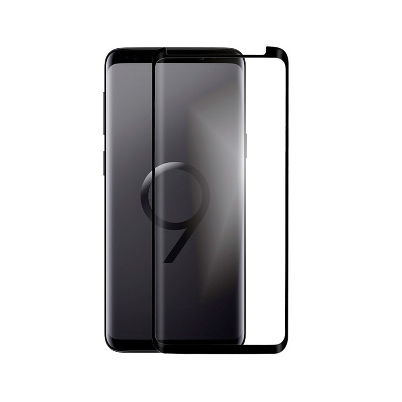 Vollschwarzes gehärtetes Glas für Samsung Galaxy S9