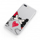 Hülle für LG Q6 Disney Official Mickey und Minnie Kiss - Disney Classics