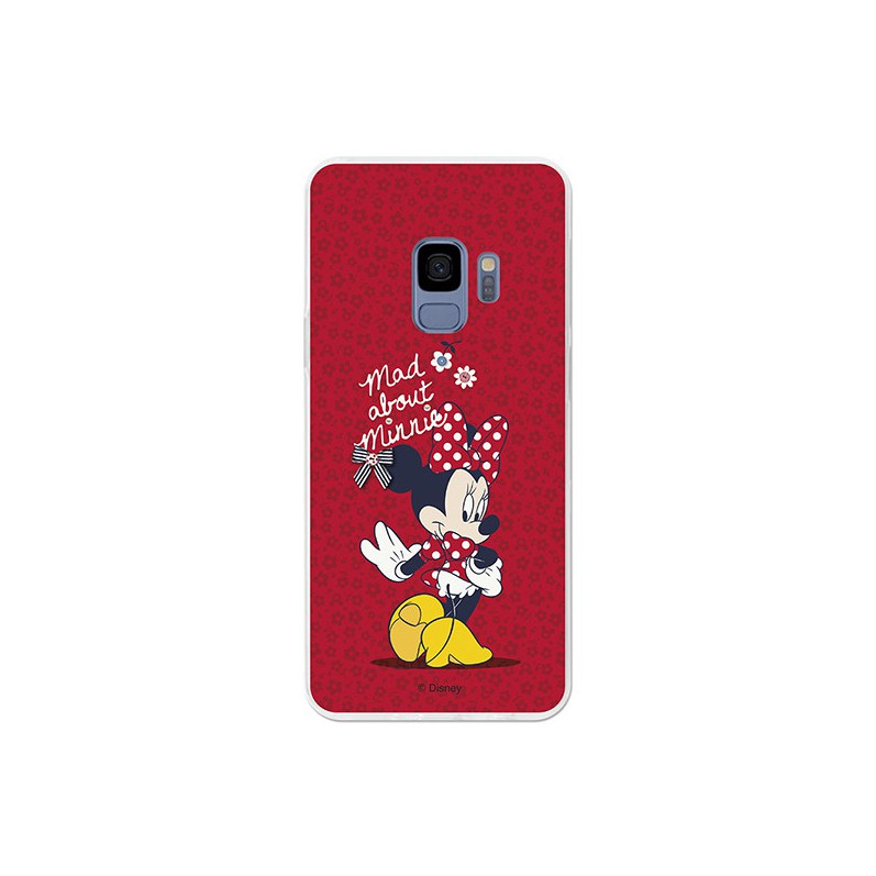 Offizielle Disney Minnie Mad about Minnie Samsung Galaxy S9 Hülle