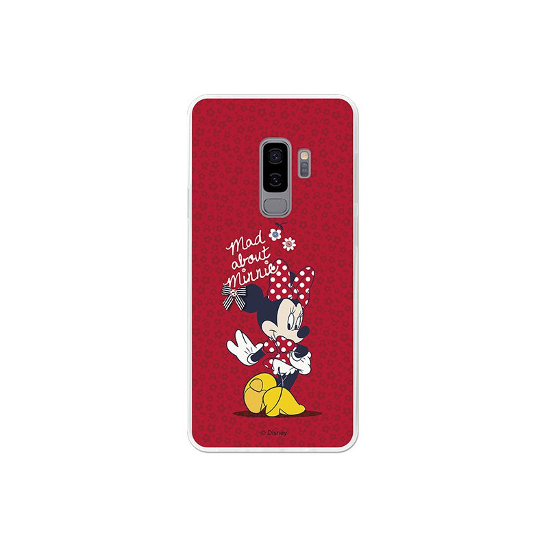 Offizielle Disney Minnie Mad about Minnie Samsung Galaxy S9 Plus Hülle