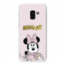 Offizielle Disney Minnie Gold Balloon Samsung Galaxy A5 2018 Hülle