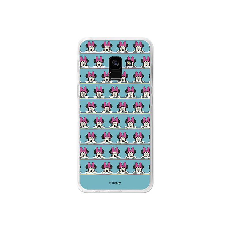 Offizielle Disney Hülle Minnie Sweet Blue Samsung Galaxy A5 2018