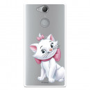 Offizielle Disney Marie Silhouette transparente Hülle für Sony Xperia XA2 - The Aristocats