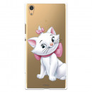 Offizielle Disney Marie Silhouette transparente Hülle für Sony Xperia XA1 Ultra – The Aristocats