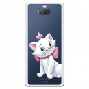 Offizielle Disney Marie Silhouette transparente Hülle für Sony Xperia 10 - The Aristocats