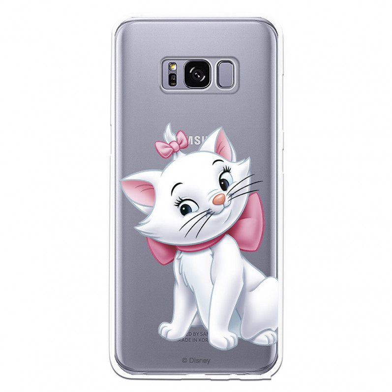 Offizielle Disney Marie Silhouette transparente Hülle für Samsung Galaxy S8 - The Aristocats