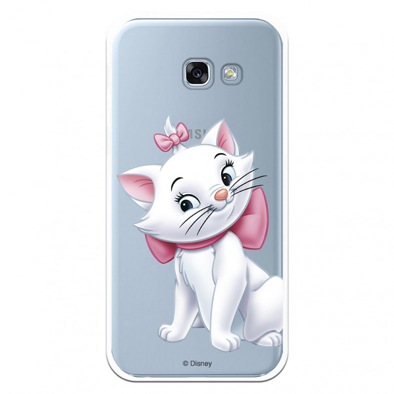 Offizielle Disney Marie Silhouette transparente Hülle für Samsung Galaxy A5 2017 - The Aristocats