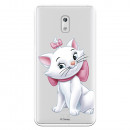 Offizielle Disney Marie Silhouette transparente Hülle für Nokia 3 – The Aristocats