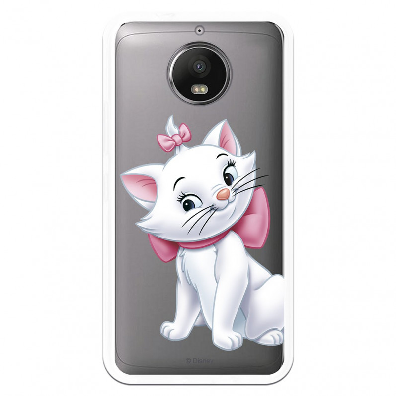 Offizielle Disney Marie Silhouette transparente Hülle für Motorola Moto G5s Plus - The Aristocats