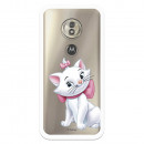 Offizielle Disney Marie Silhouette transparente Hülle für Motorola Moto G6 Play – The Aristocats