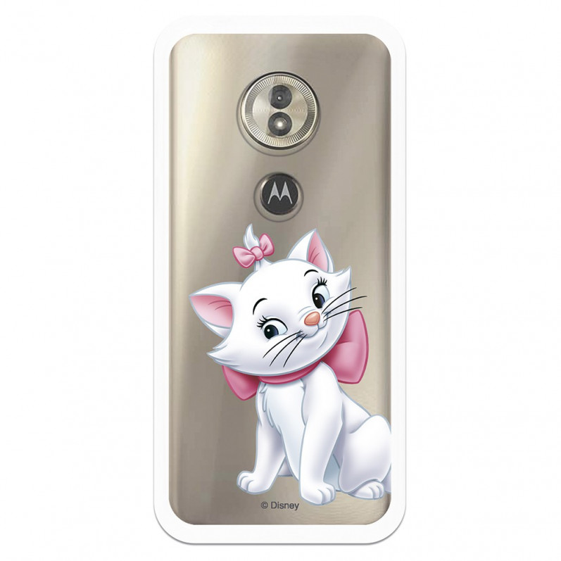 Offizielle Disney Marie Silhouette transparente Hülle für Motorola Moto E5 - The Aristocats