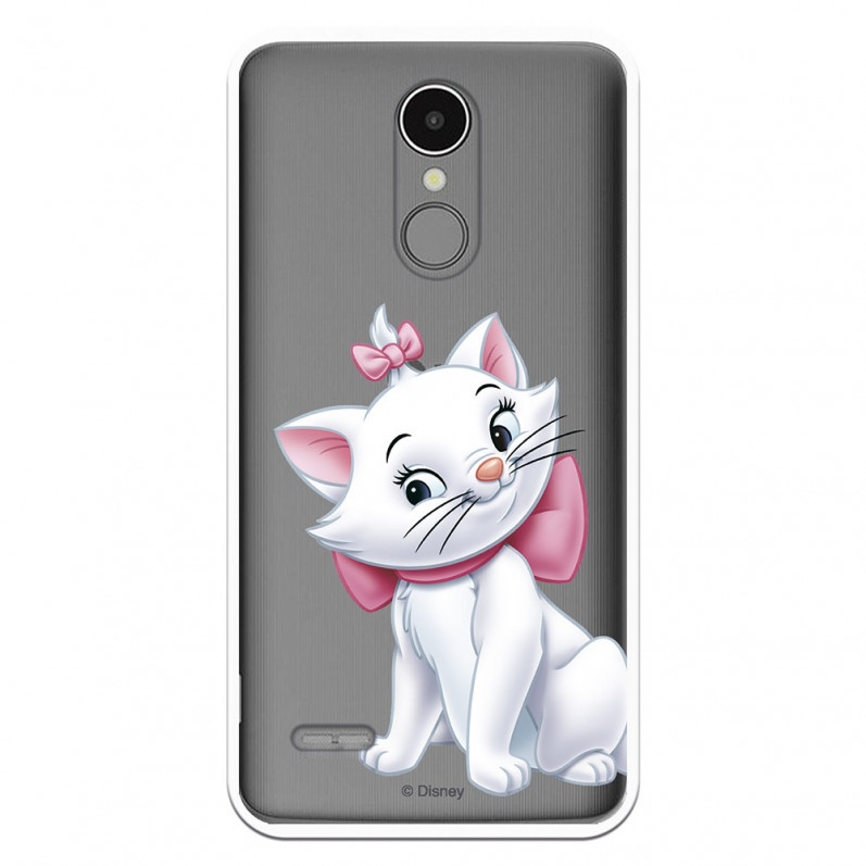 Offizielle Disney Marie Silhouette transparente Hülle für LG K9 2018 - The Aristocats