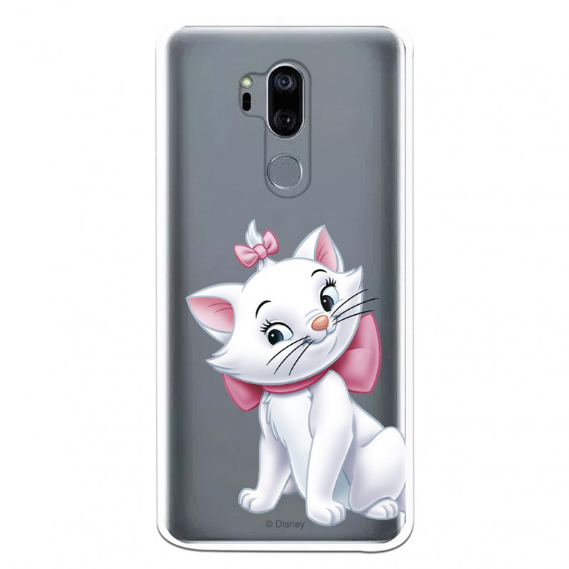 Offizielle Disney Marie Silhouette durchsichtige Hülle für LG G7 – The Aristocats