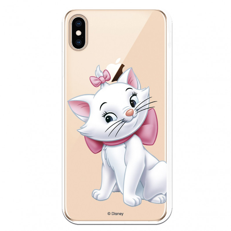 Offizielle Disney Marie Silhouette transparente Hülle für iPhone XS Max – The Aristocats