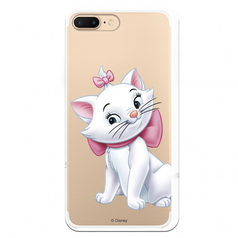 Offizielle Disney Marie Silhouette transparente Hülle für iPhone 7 Plus – The Aristocats