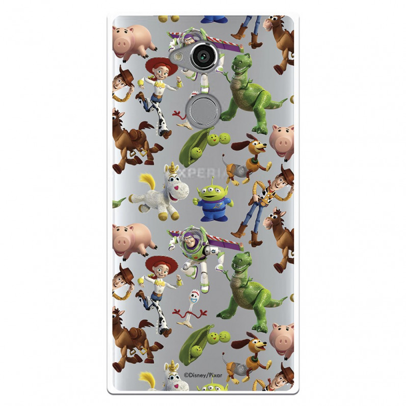 Offizielle Disney Toy Story Silhouettes transparente Hülle – Toy Story für Sony Xperia XA2 Ultra