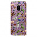 Offizielle Disney Toy Story Silhouettes Transparente Hülle – Toy Story für Samsung Galaxy S9 Plus