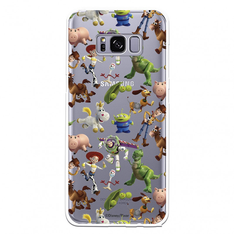 Offizielle Disney Toy Story Silhouettes Transparente Hülle – Toy Story für Samsung Galaxy S8