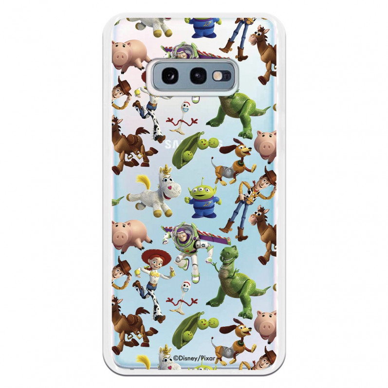 Offizielle Disney Toy Story Silhouettes Transparente Hülle – Toy Story für Samsung Galaxy S10e