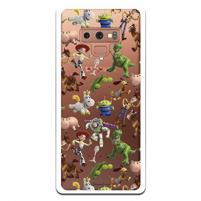 Offizielle Disney Toy Story Silhouettes Transparente Hülle – Toy Story für Samsung Galaxy Note9