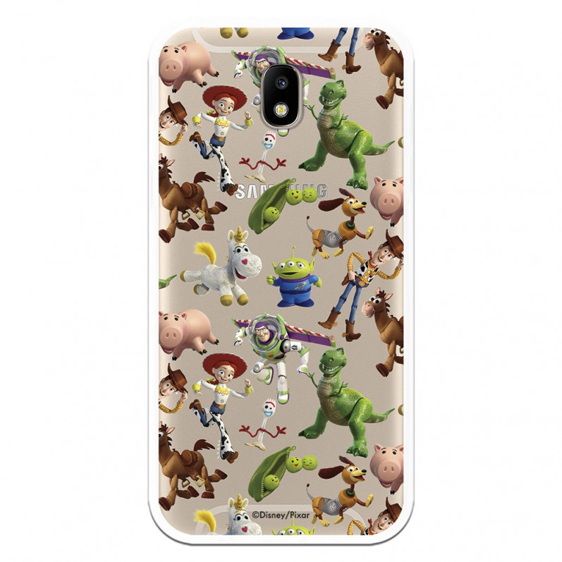 Offizielle Disney Toy Story Silhouettes Transparente Hülle – Toy Story für Samsung Galaxy J5 2017 Européen