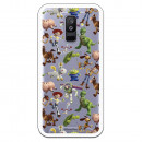 Offizielle Disney Toy Story Silhouettes Transparente Hülle – Toy Story für Samsung Galaxy A6 Plus 2018