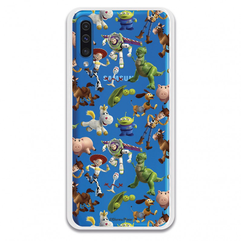 Offizielle Disney Toy Story Silhouettes Transparente Hülle – Toy Story für Samsung Galaxy A50