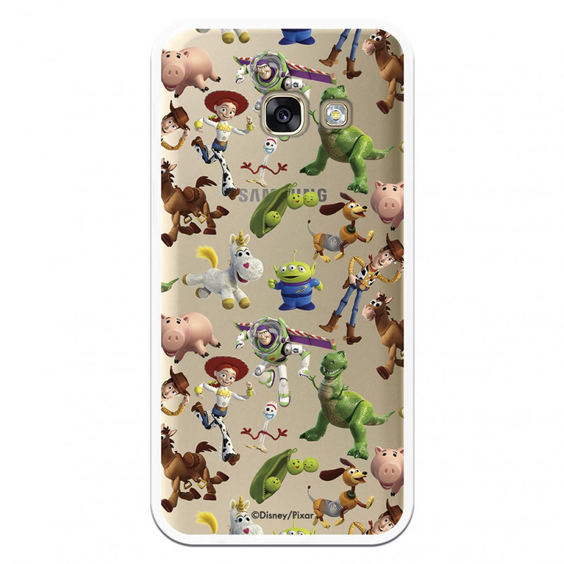 Offizielle Disney Toy Story Silhouettes Transparente Hülle – Toy Story für Samsung Galaxy A3 2017