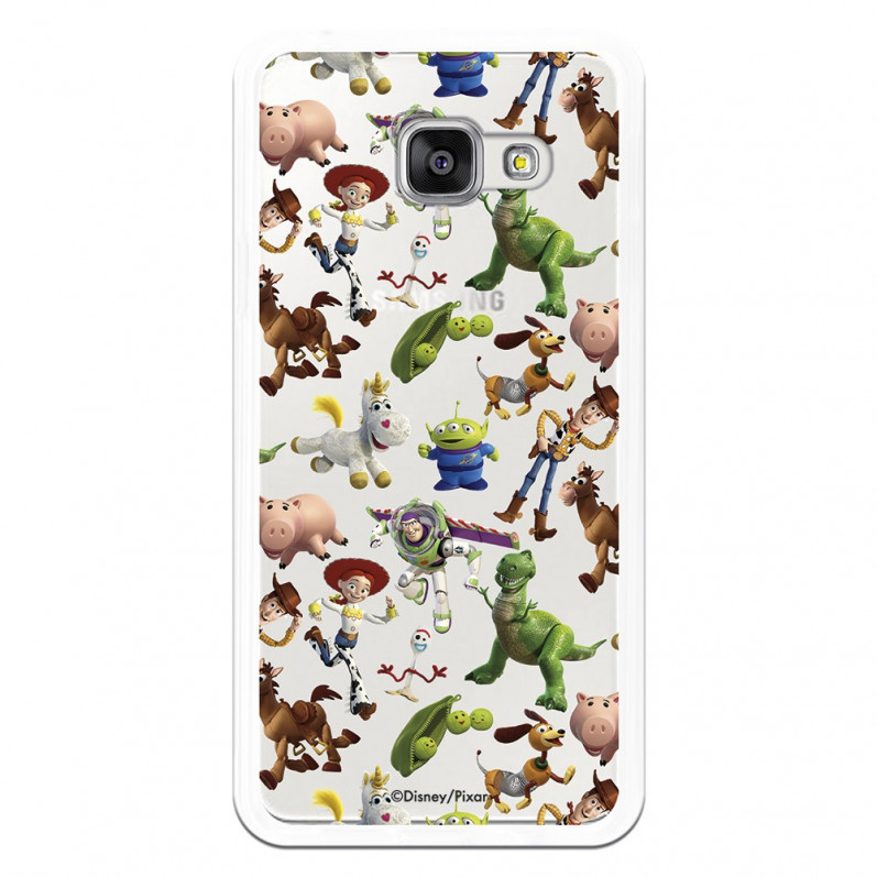 Offizielle Disney Toy Story Silhouettes Transparente Hülle – Toy Story für Samsung Galaxy A3 2016