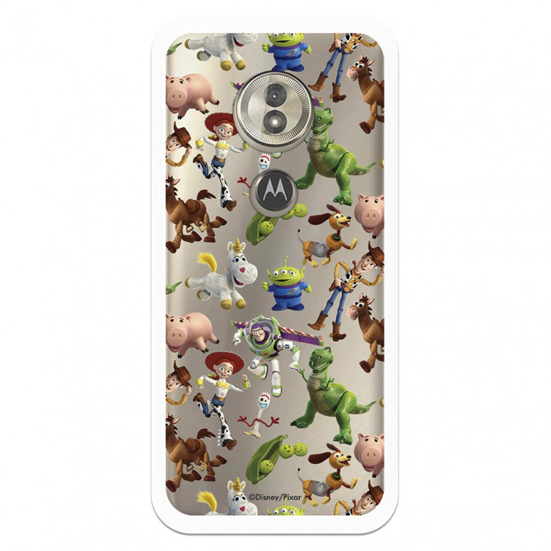 Offizielle Disney Toy Story Silhouettes transparente Hülle – Toy Story für Motorola Moto E5