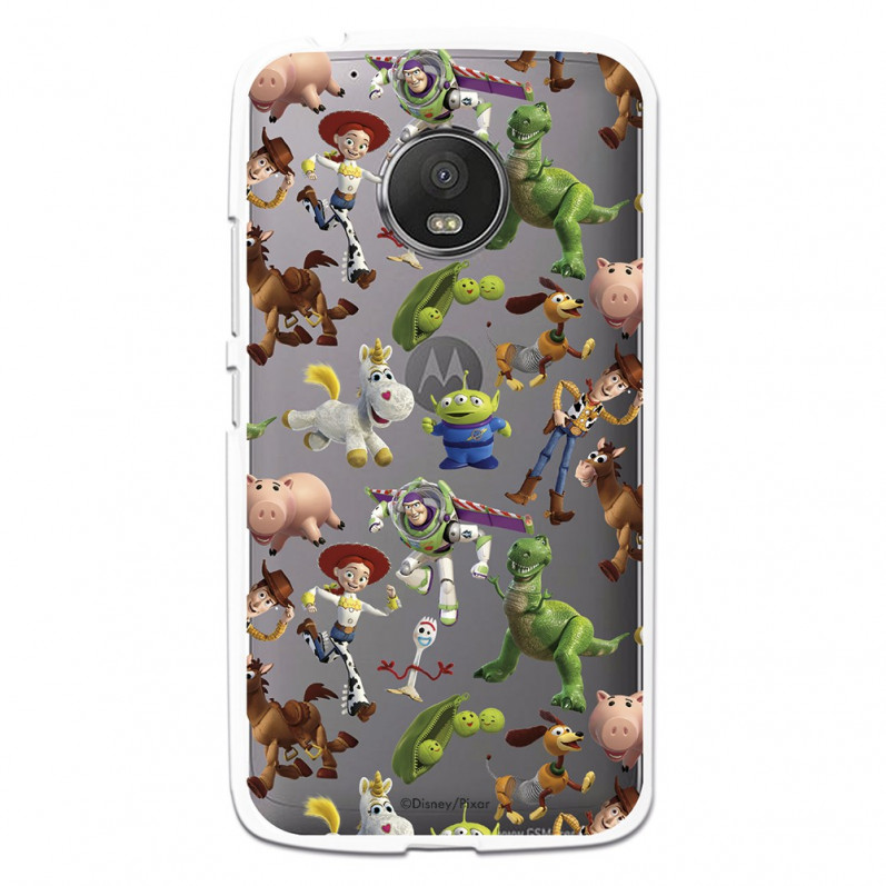 Offizielle Disney Toy Story Silhouettes transparente Hülle – Toy Story für Motorola Moto G5