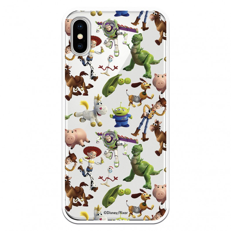 Carcasa Oficial Carcasa Oficial Disney Toy Story Siluetas Transparente - Toy Story para iPhone XS- La Casa de las Carcasas