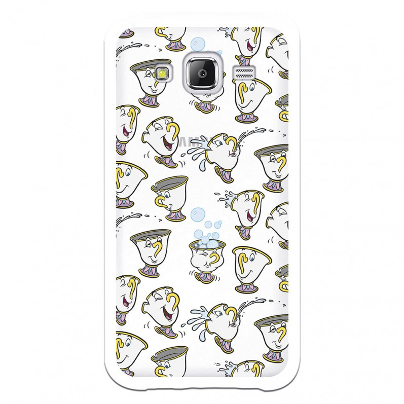 Carcasa Oficial Disney Chip Potts Siluetas Transparente para Samsung Galaxy J5- La Casa de las Carcasas