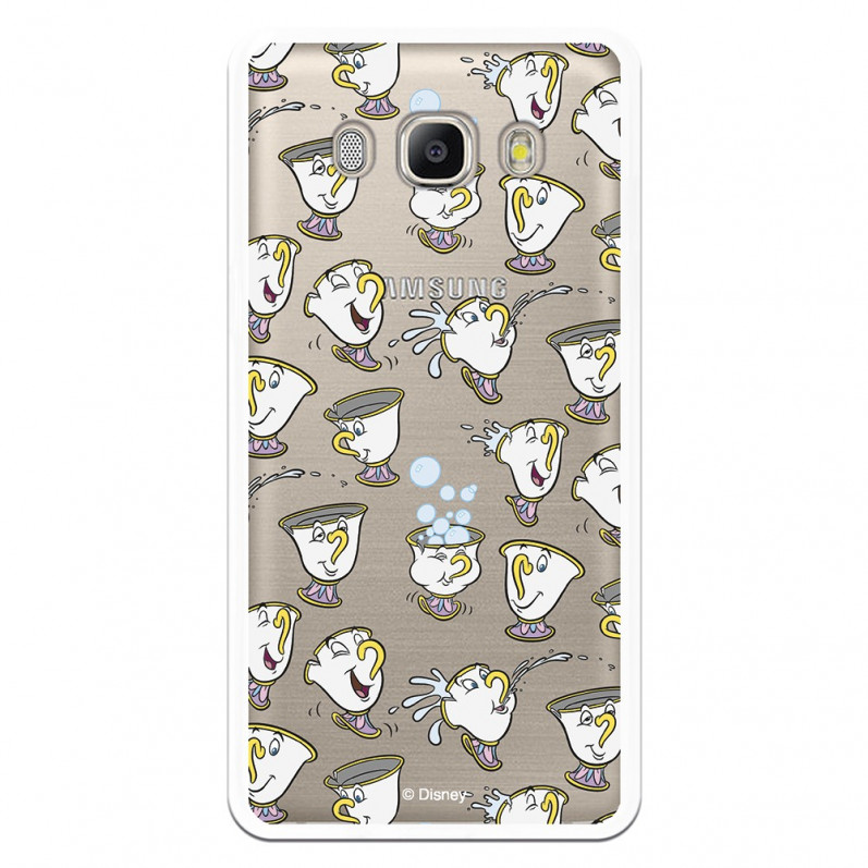 Carcasa Oficial Disney Chip Potts Siluetas Transparente para Samsung Galaxy J5 2016- La Casa de las Carcasas