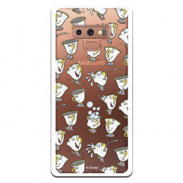 Carcasa Oficial Disney Chip Potts Siluetas Transparente para Samsung Galaxy Note 9- La Casa de las Carcasas