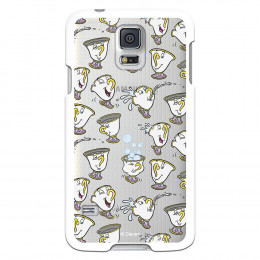 Carcasa Oficial Disney Chip Potts Siluetas Transparente para Samsung Galaxy S5 - La Casa de las Carcasas