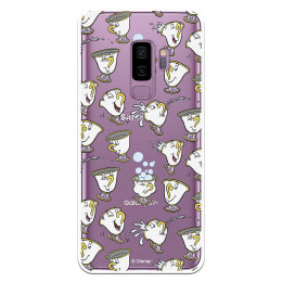 Carcasa Oficial Disney Chip Potts Siluetas Transparente para Samsung Galaxy S9 Plus- La Casa de las Carcasas