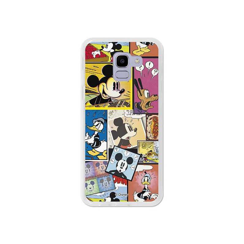 Offizielle Disney Mickey Comics Samsung Galaxy J6 2018 Hülle