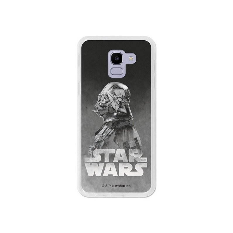 Offizielle Star Wars Darth Vader Samsung Galaxy J6 2018 in Schwarz